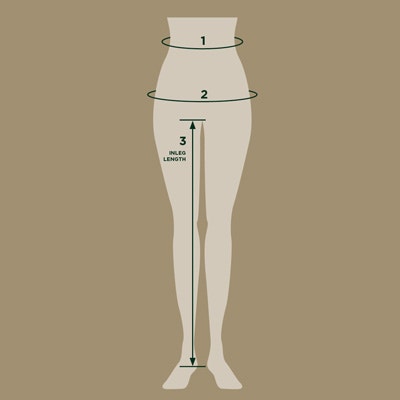 How to measure women's legwear