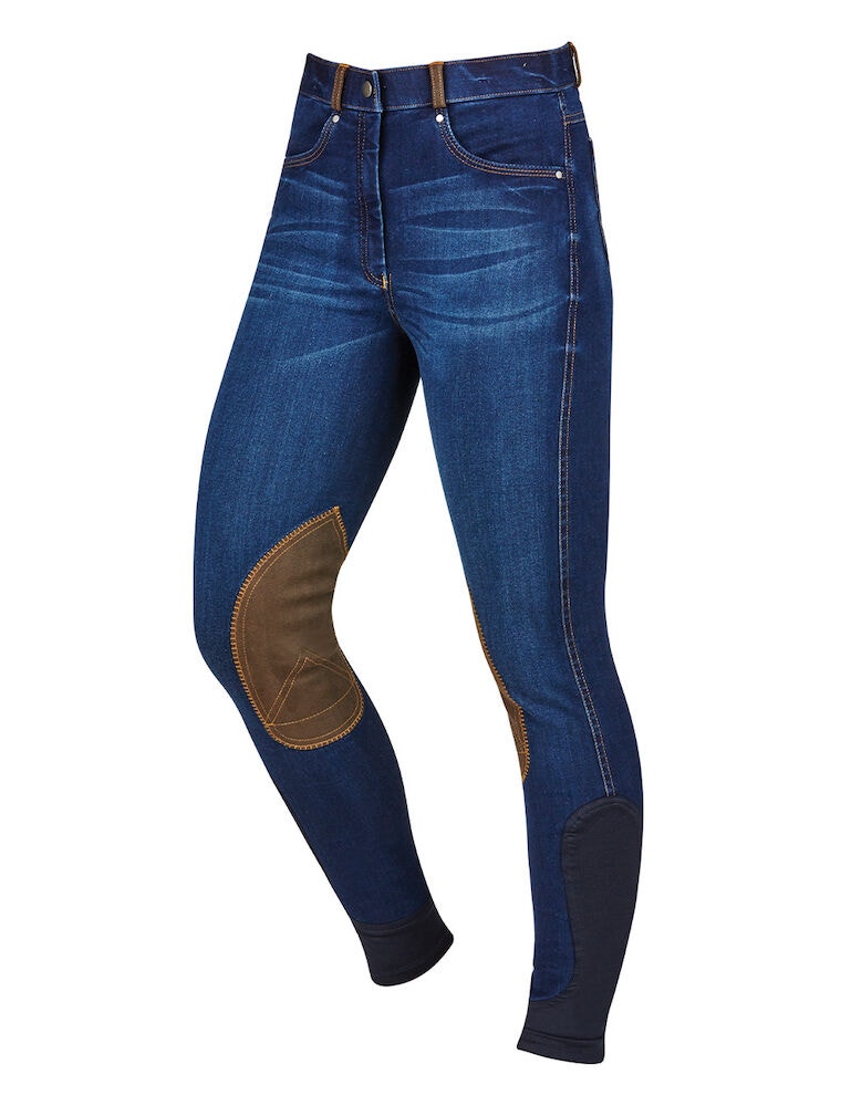  Shona Knee Patch Denim Breeches