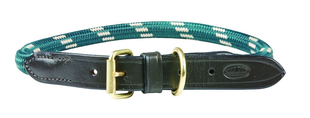  Rope Leather Dog Collar
