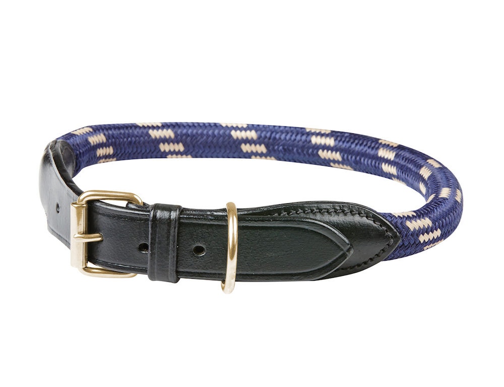  Rope Leather Dog Collar