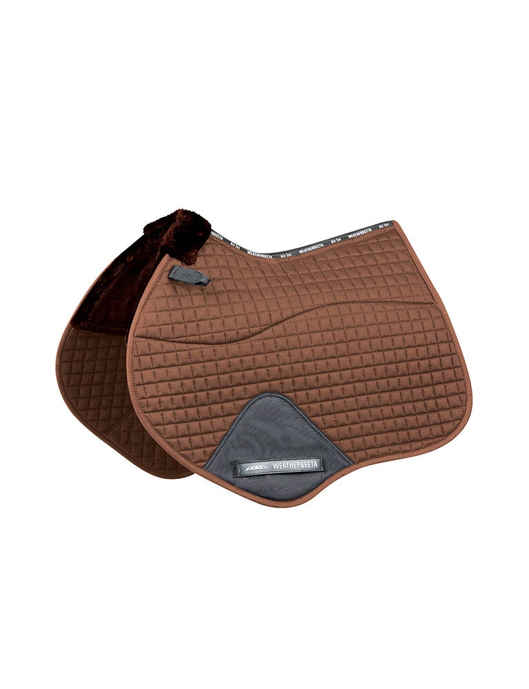  Prime Comfy Fleece Jump Shaped Saddle Pad