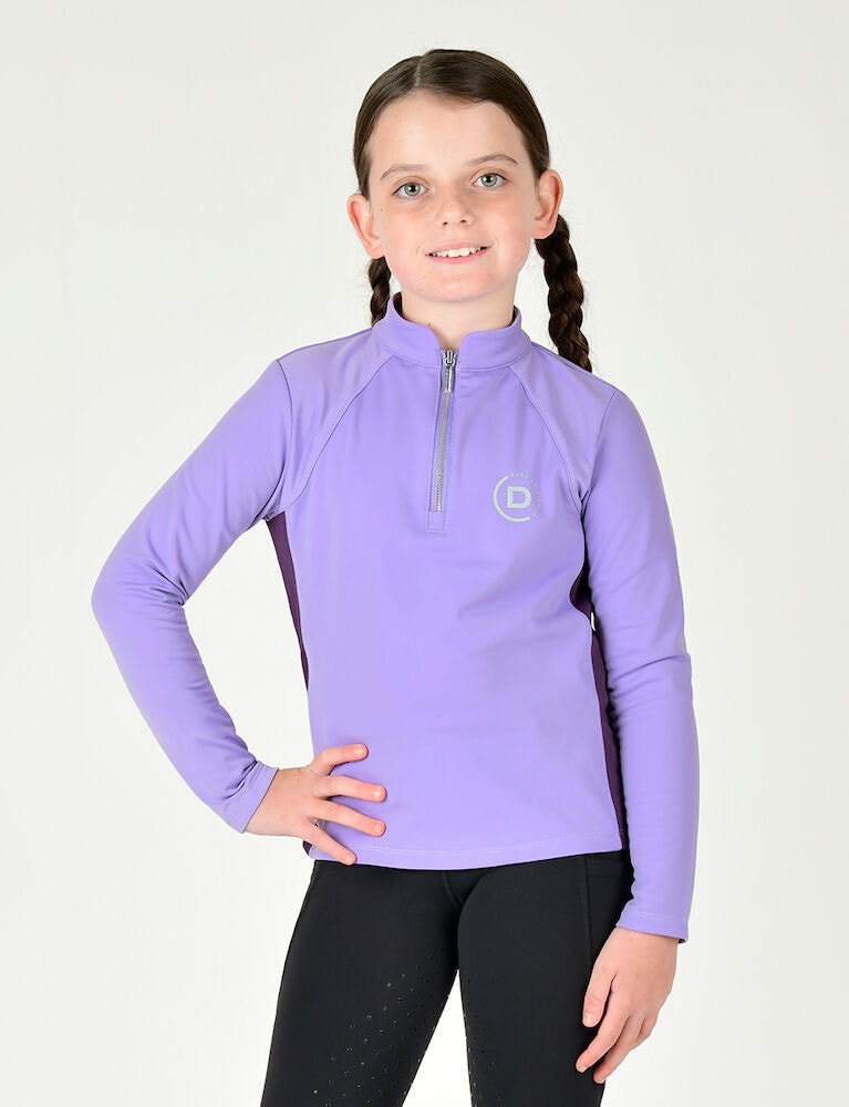  Kids Sadie Panel Detail Long Sleeve Riding Top