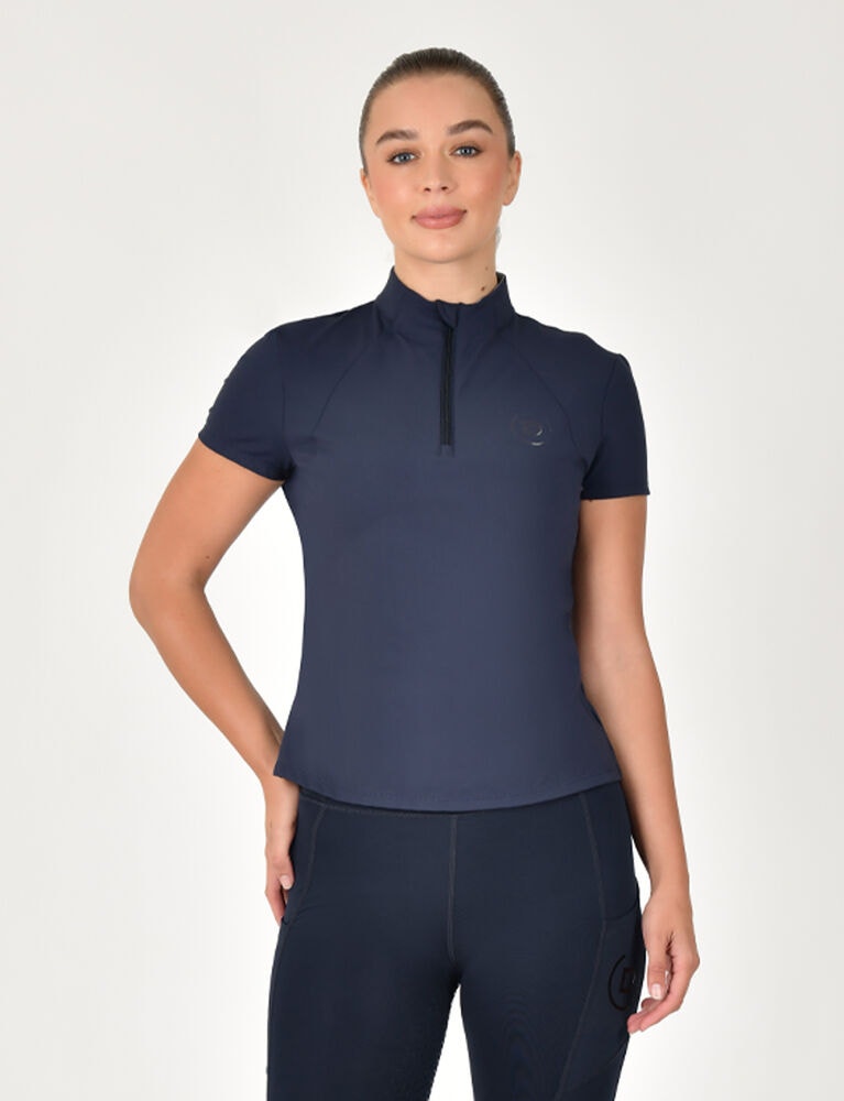  Fitted 1/4 Zip Top
